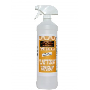 Nettoyant pour vitre d'insert cheminée poêle et barbecue Spray, U (750 ml)